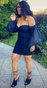 Miss Baddie Dress - Black