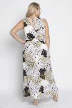 Load image into Gallery viewer, Leopard Print Maxi Dress