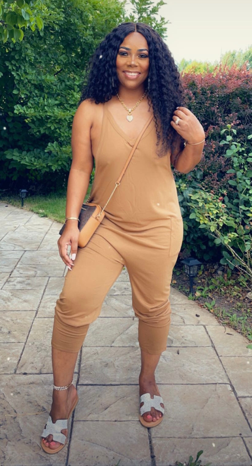 All Chill Day Jumpsuit - Coco
