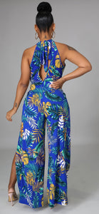 Back to the Bahamas Jumpsuit - Blue