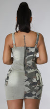 Load image into Gallery viewer, GI Hottie Dress - Camo/Denim