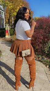 Diva Skirt - Brown