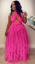 Load image into Gallery viewer, Heavenly Goddess Maxi Dress - Hot Pink