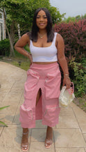 Load image into Gallery viewer, So Hard Cargo Skirt - Pink
