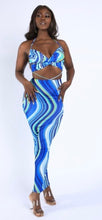 Load image into Gallery viewer, Tropical Treats Maxi Dress - Royal Multi