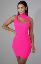 Load image into Gallery viewer, Pretty Hot and Tempting Dress - Neon Pink
