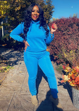 Load image into Gallery viewer, Bliss Hoodie Jogger Set - Light Blue
