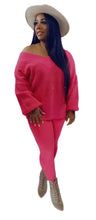 Load image into Gallery viewer, Warmest Occasion Sweater Set - Fuchsia