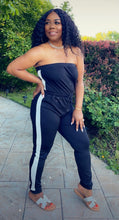 Load image into Gallery viewer, Slaying at Home Jumpsuit - Black/White