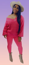 Load image into Gallery viewer, Warmest Occasion Sweater Set - Fuchsia