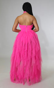 Heavenly Goddess Maxi Dress - Hot Pink