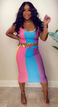 Load image into Gallery viewer, Sorbet Crush Skirt Set - Pink/Purple