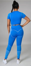 Load image into Gallery viewer, Easy Vibes Legging Set - Royal Blue