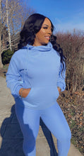 Load image into Gallery viewer, Cold Lil Baby Hoodie Set - Blue