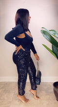 Load image into Gallery viewer, Nightlife Babe Joggers - Black