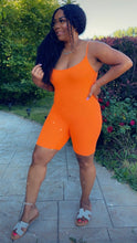 Load image into Gallery viewer, Let&#39;s Go Boo Romper - Orange