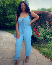 Load image into Gallery viewer, Out to Play Jumpsuit - Light Blue