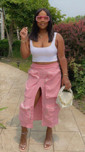 Load image into Gallery viewer, So Hard Cargo Skirt - Pink