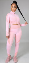 Load image into Gallery viewer, Crunch Time Legging Set - Pink