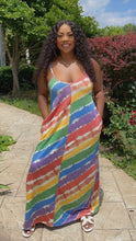 Load image into Gallery viewer, That&#39;s Hot Maxi Dress - Rainbow